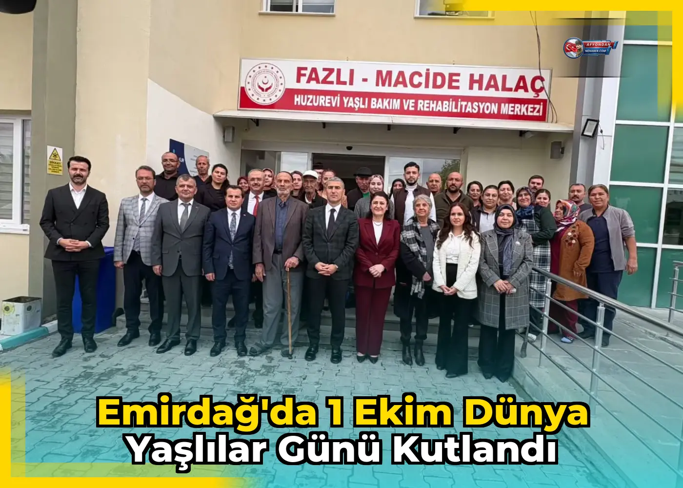 Emirdağ'da 1 Ekim Dünya Yaşlılar Günü Kutlandı