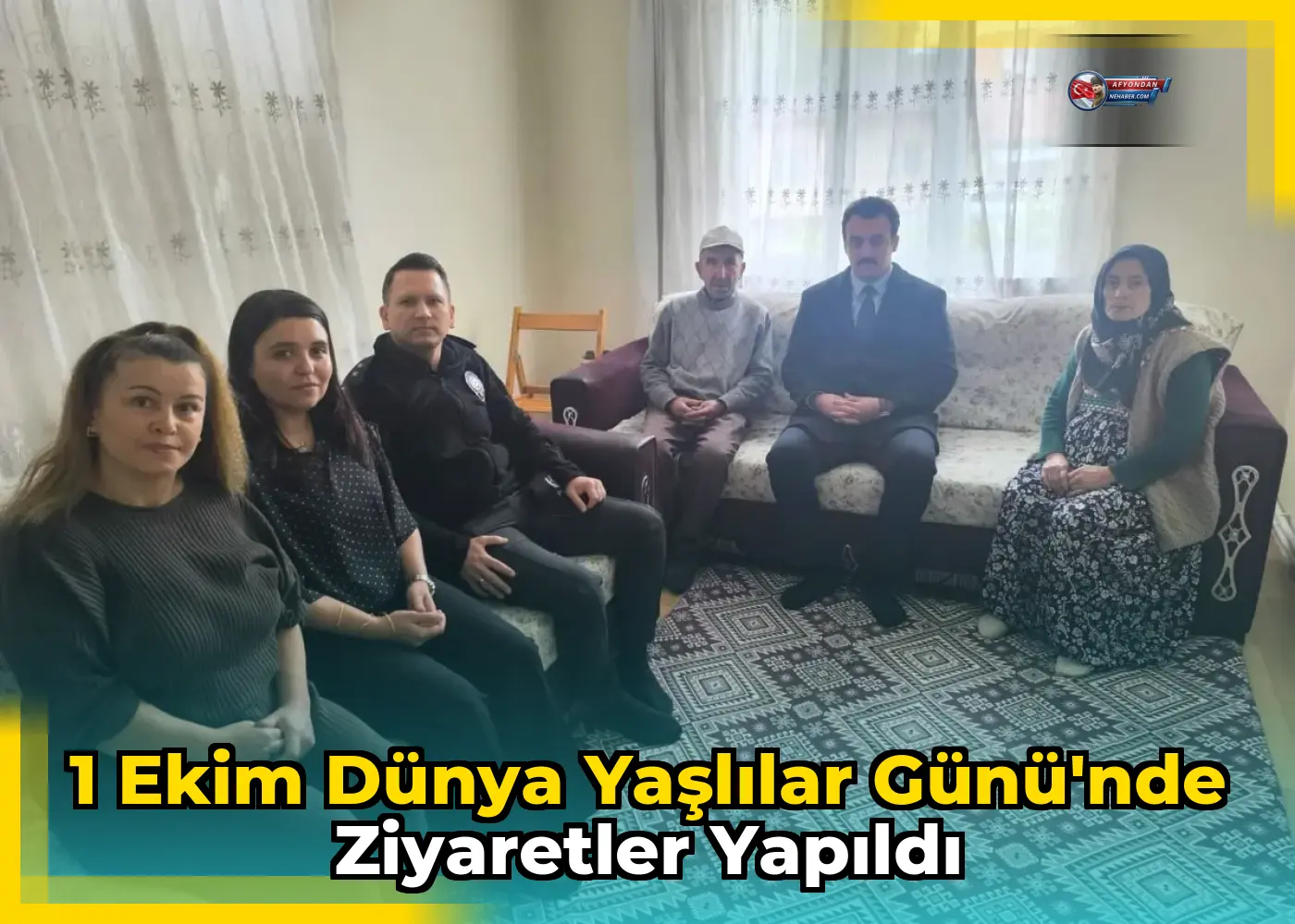 1 Ekim Dünya Yaşlılar Günü'nde ziyaretler yapıldı