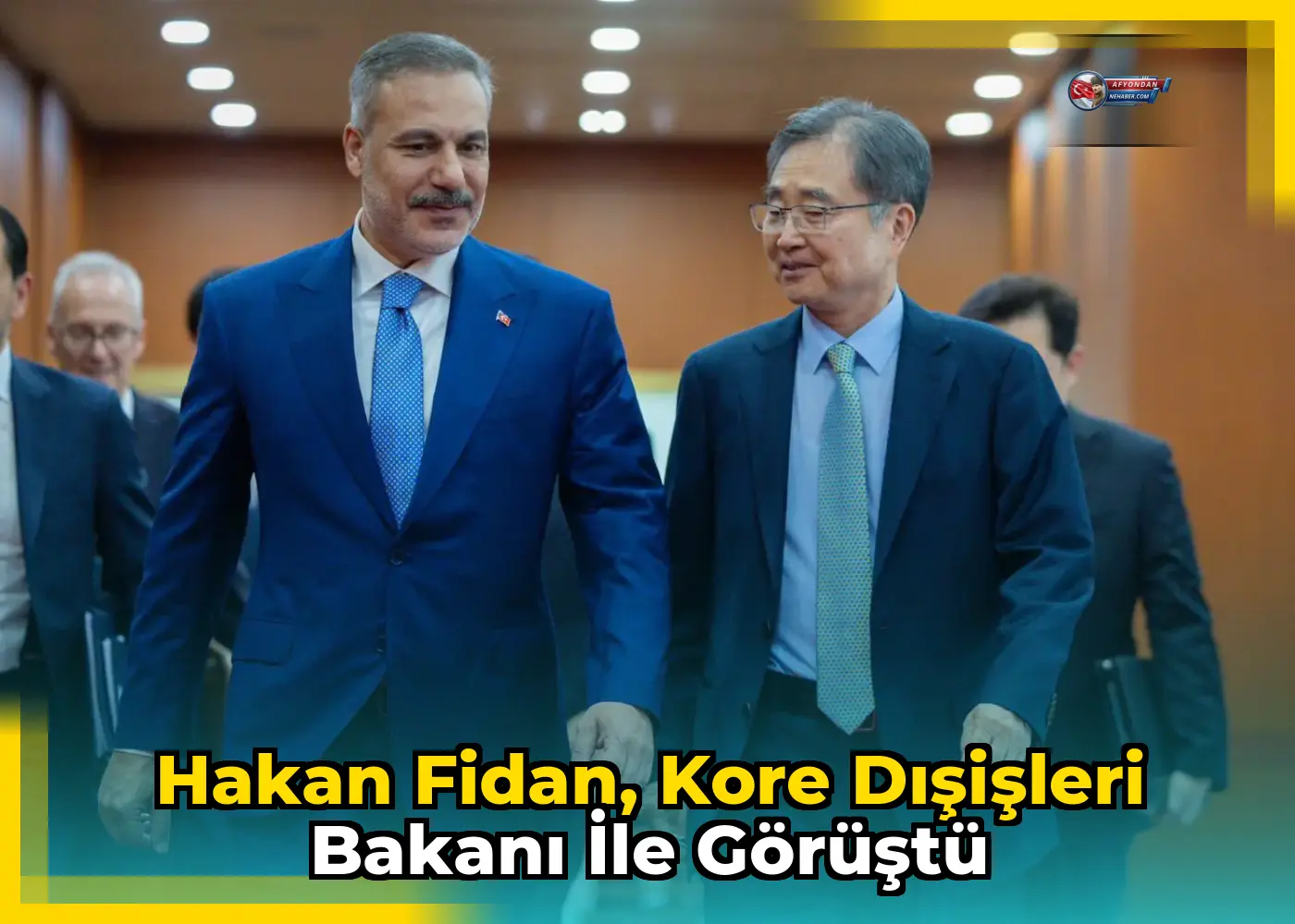 Hakan Fidan, Kore Dışişleri Bakanı ile görüştü