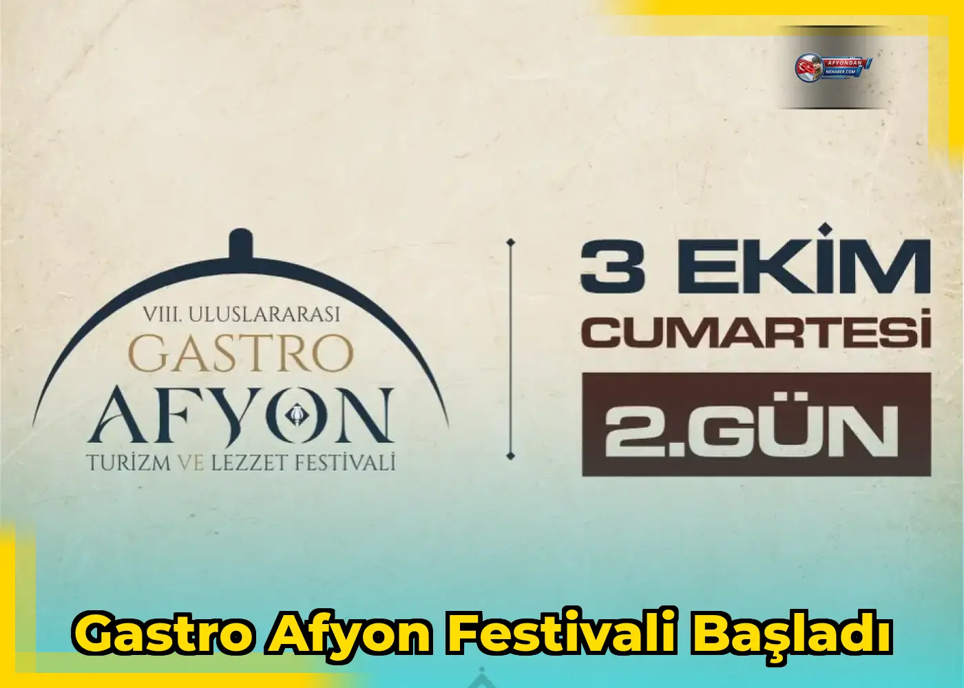 Gastro Afyon Festivali Başladı