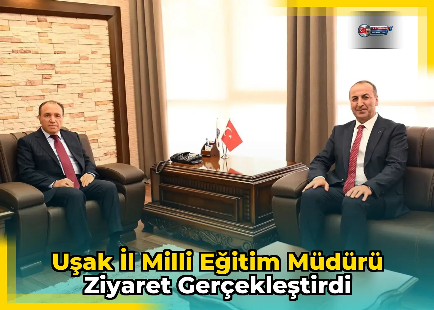Uşak İl Milli Eğitim Müdürü Ziyaret Gerçekleştirdi