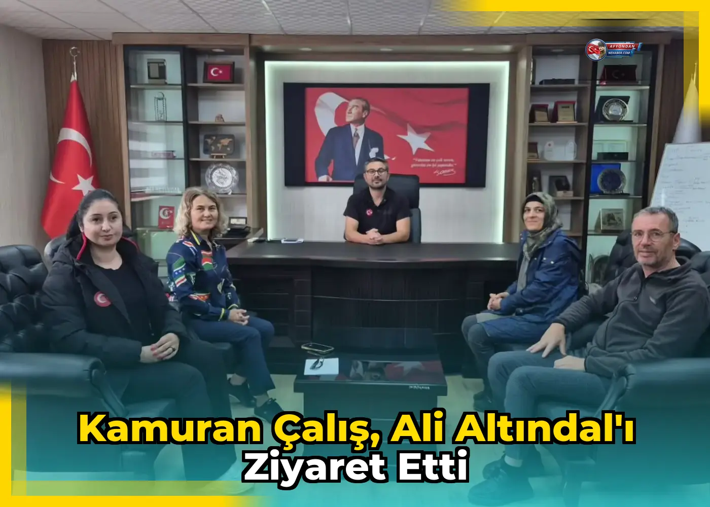 Kamuran Çalış, Ali Altındal'ı Ziyaret Etti