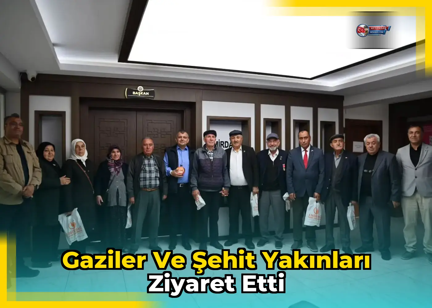 Gaziler ve Şehit Yakınları Ziyaret Etti