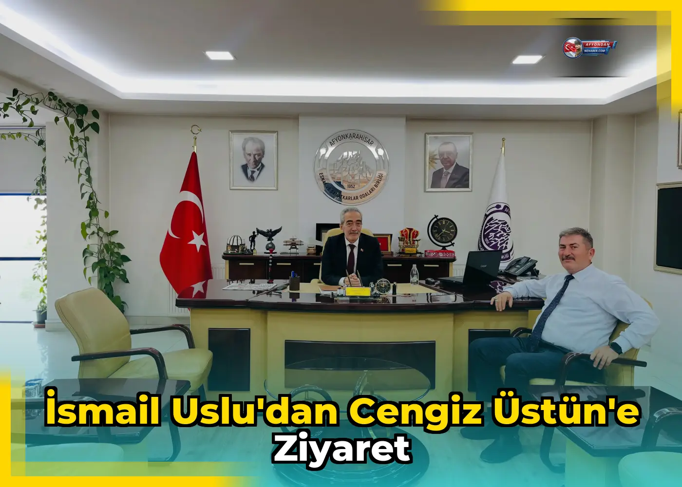 İsmail Uslu'dan Cengiz Üstün'e Ziyaret