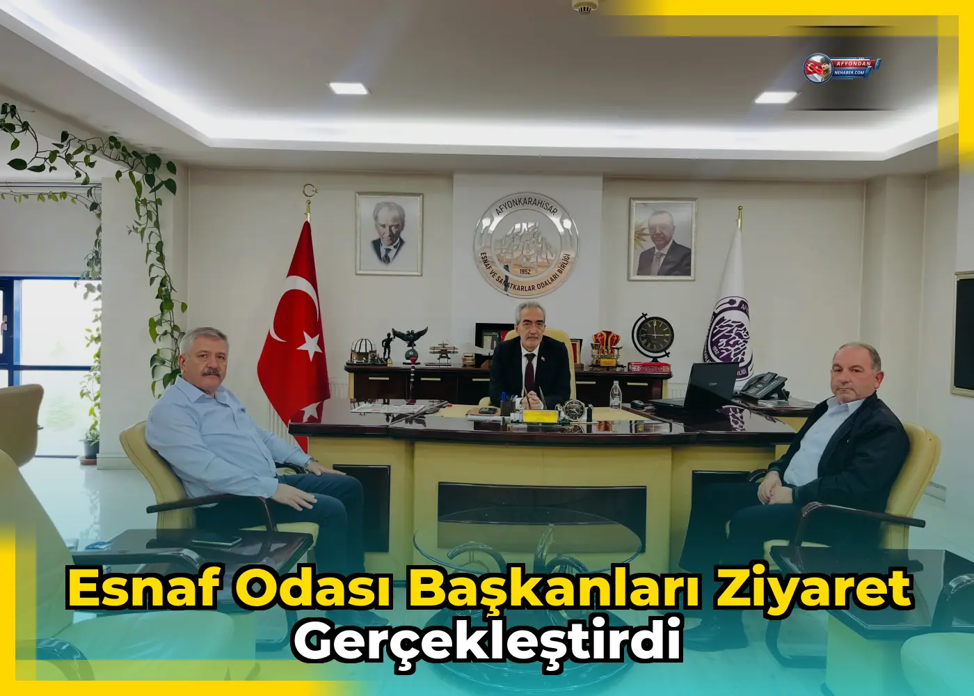 Esnaf Odası Başkanları Ziyaret Gerçekleştirdi