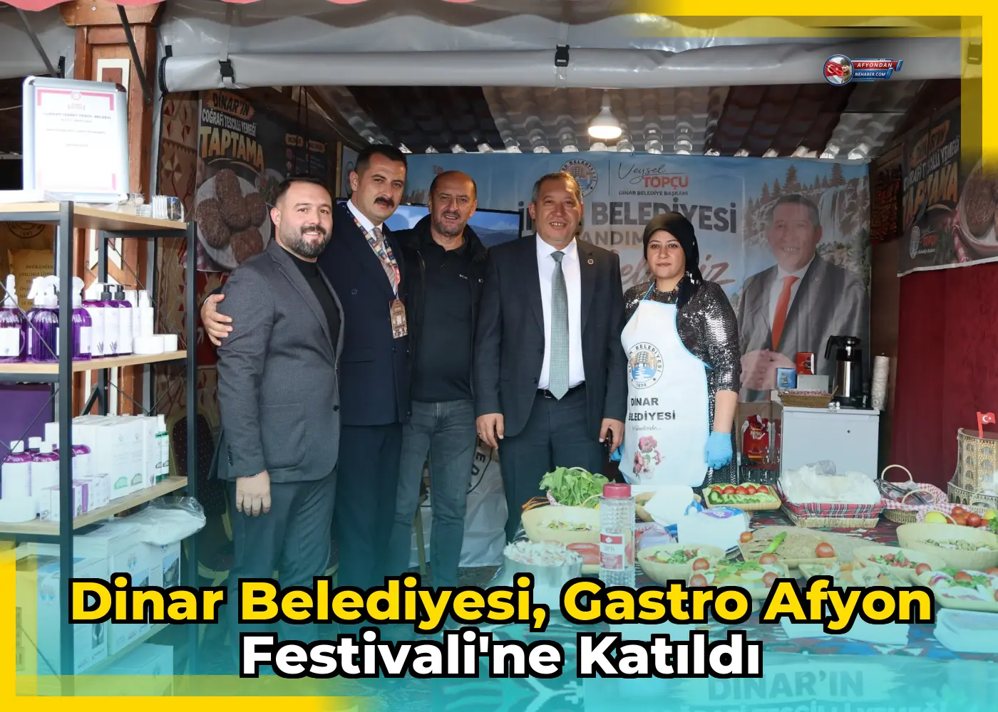 Dinar Belediyesi, Gastro Afyon Festivali'ne katıldı
