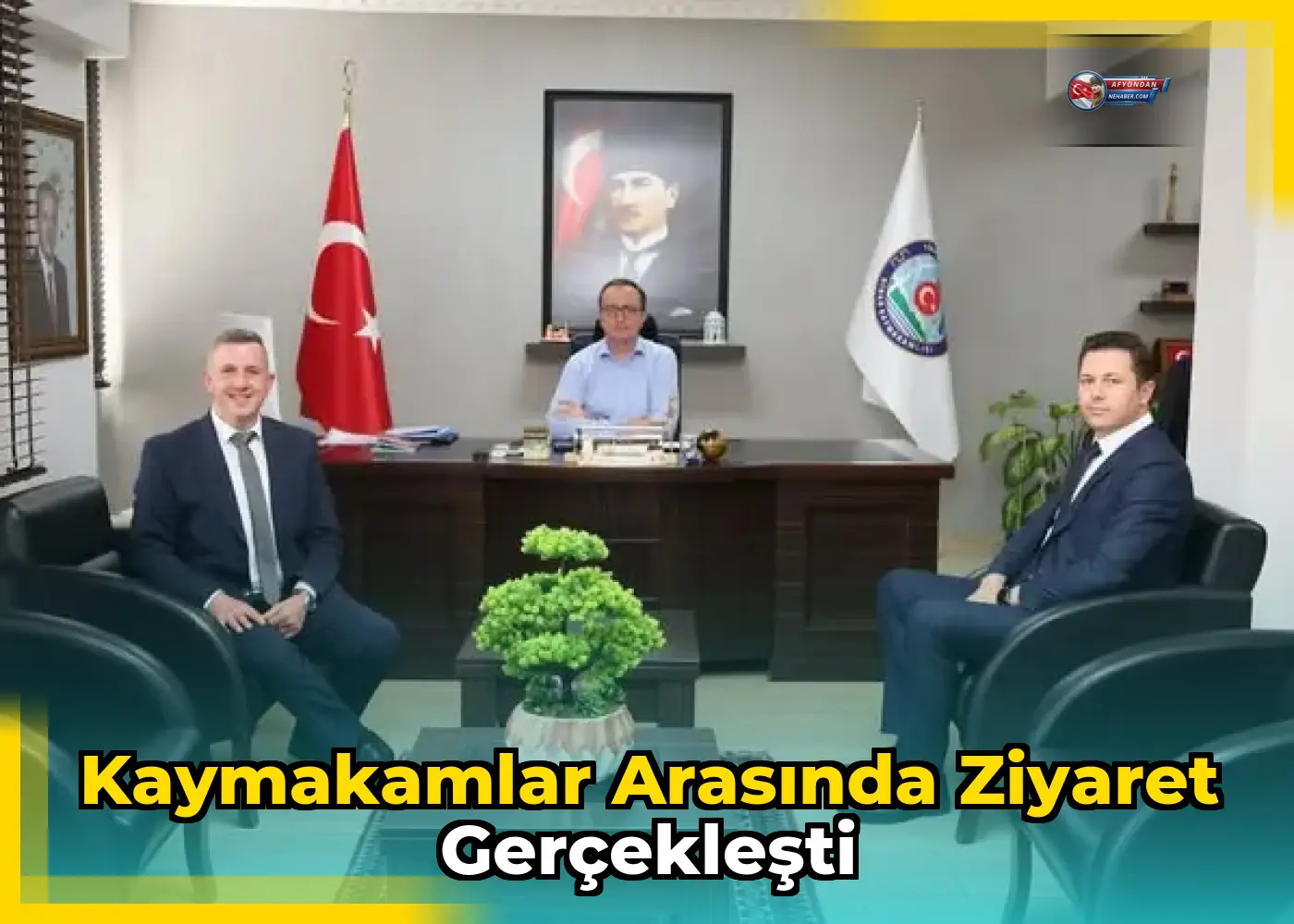 Kaymakamlar Arasında Ziyaret Gerçekleşti