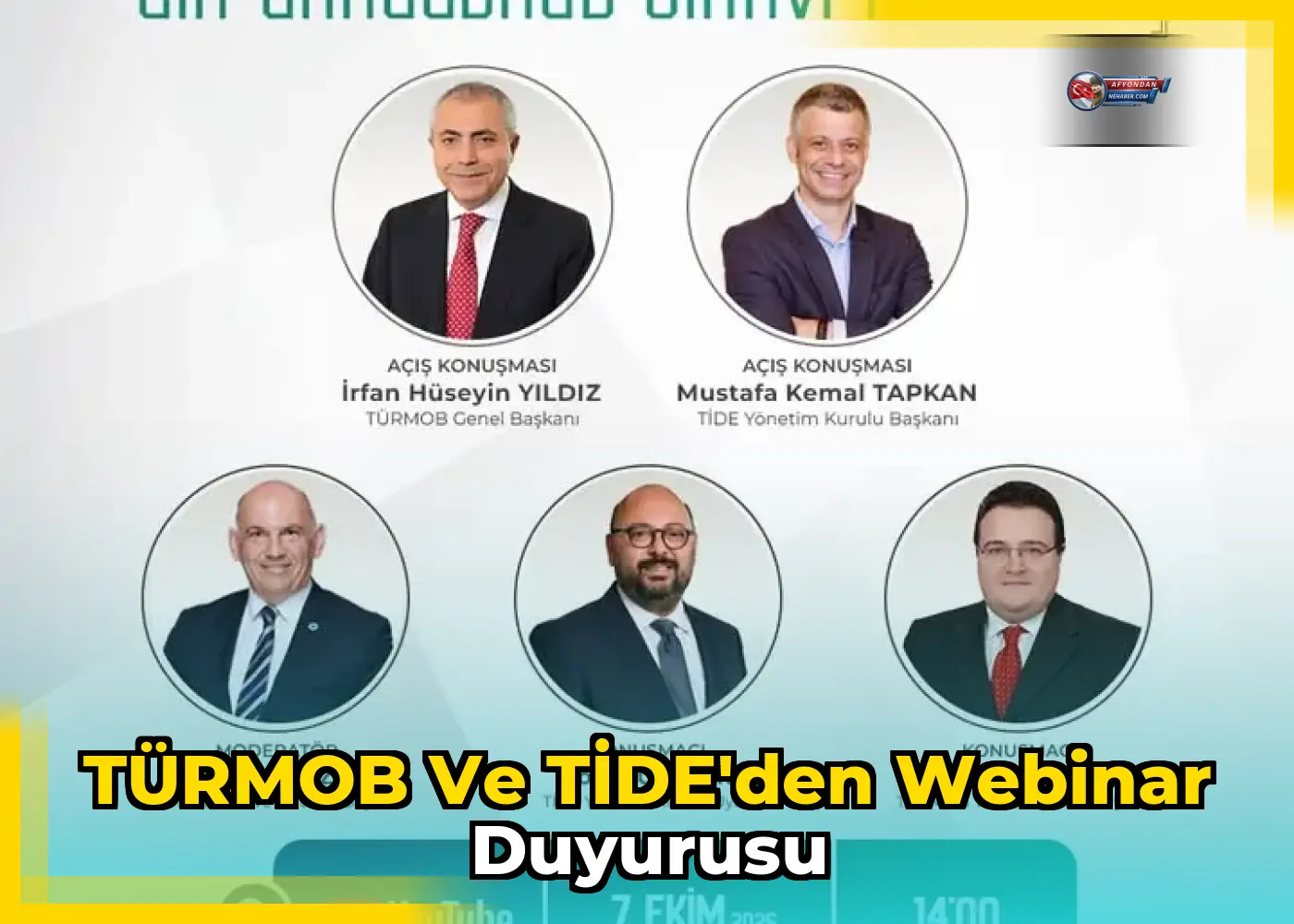 TÜRMOB ve TİDE'den Webinar Duyurusu