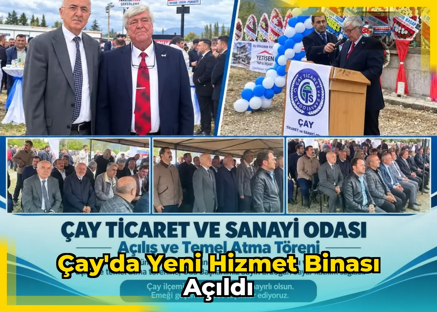 Çay'da Yeni Hizmet Binası Açıldı