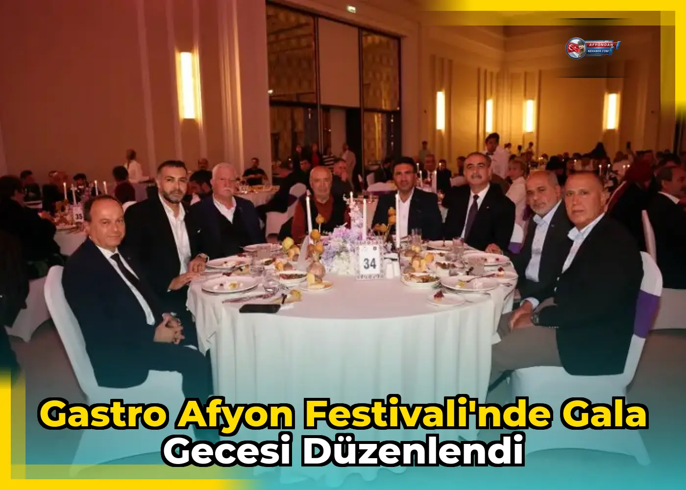 Gastro Afyon Festivali'nde Gala Gecesi düzenlendi