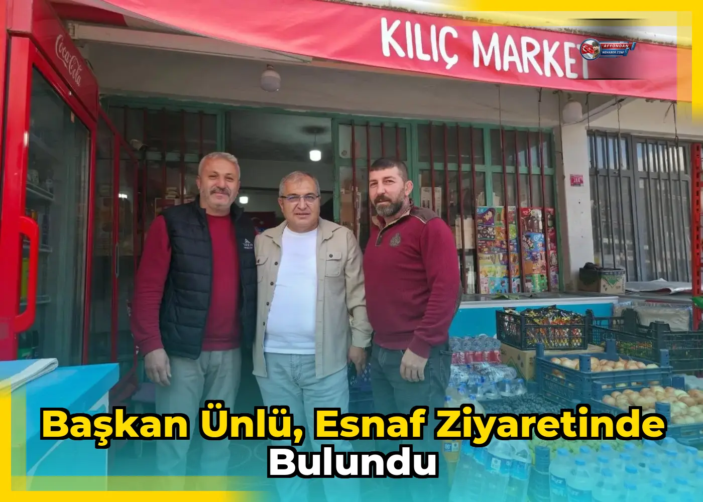 Başkan Ünlü, esnaf ziyaretinde bulundu