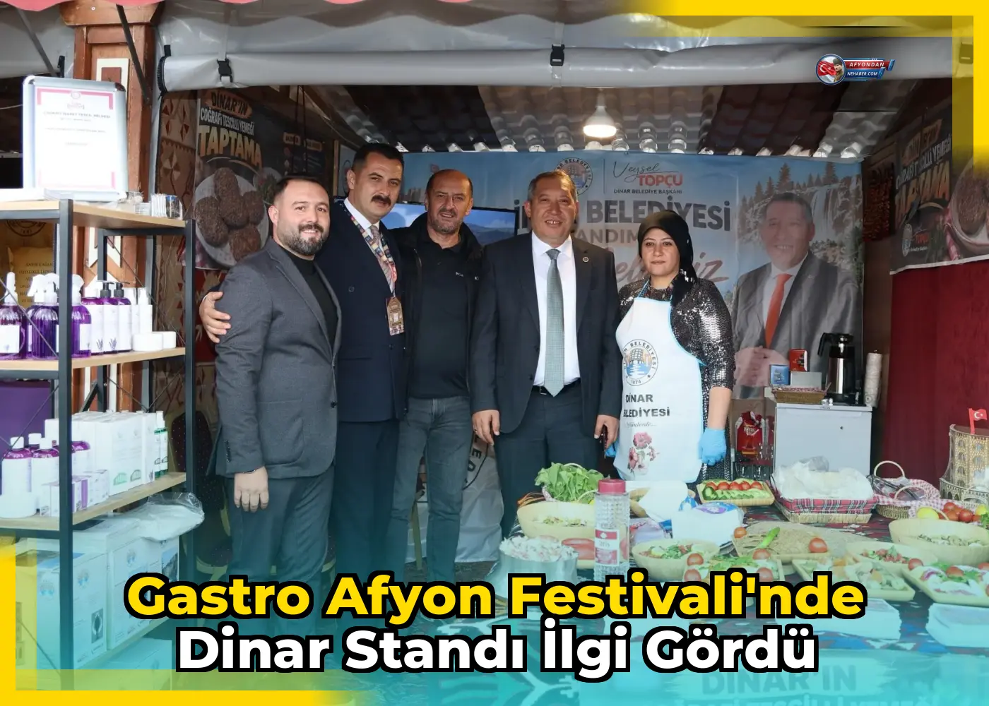 Gastro Afyon Festivali'nde Dinar Standı İlgi Gördü