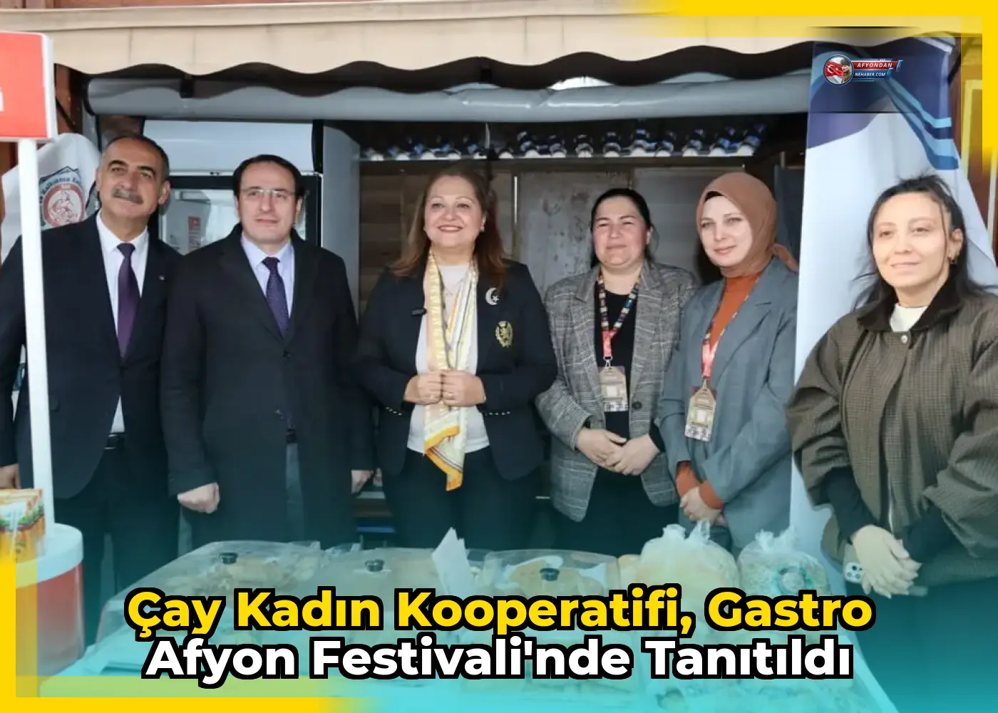 Çay Kadın Kooperatifi, Gastro Afyon Festivali'nde tanıtıldı