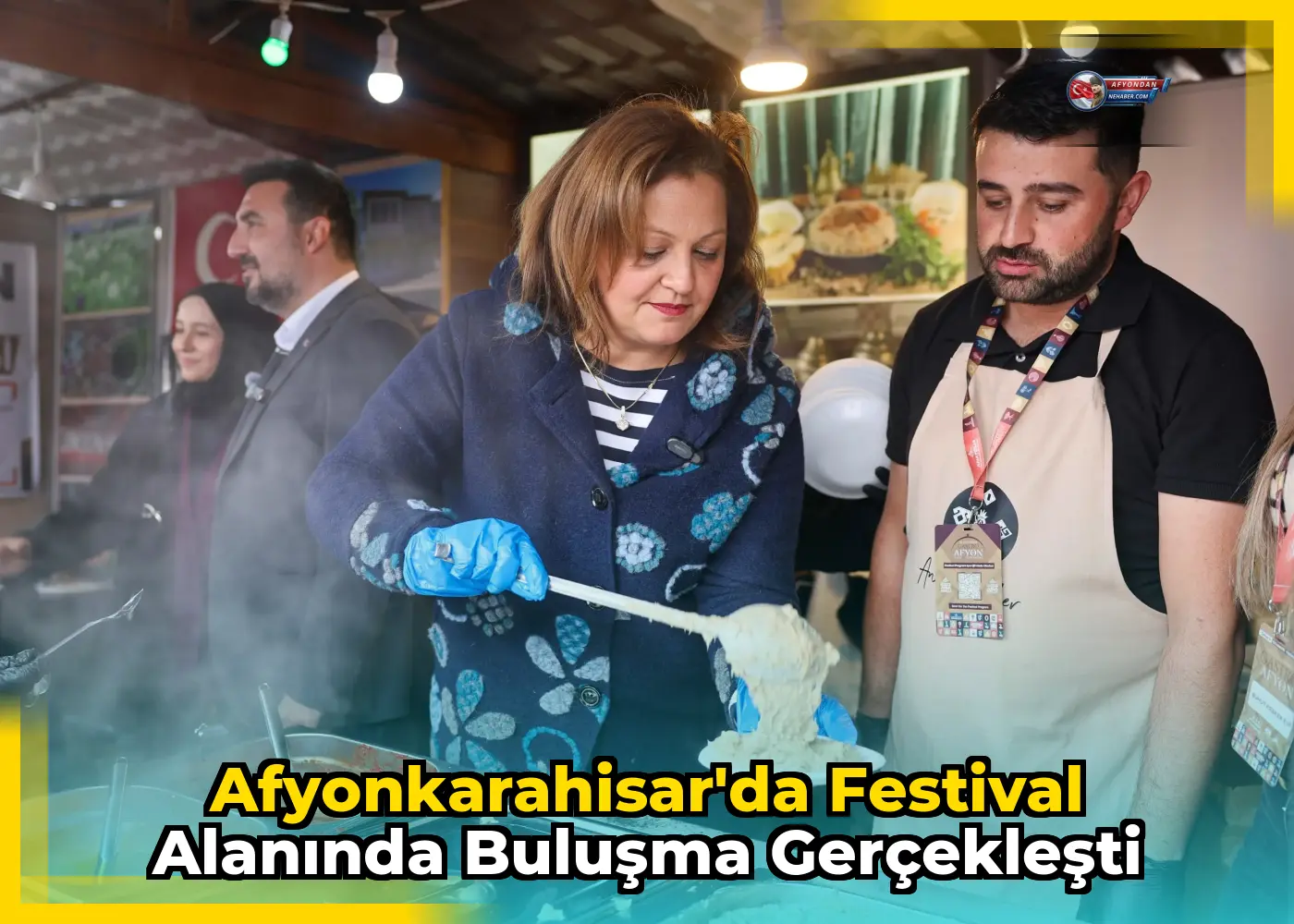 Afyonkarahisar'da festival alanında buluşma gerçekleşti