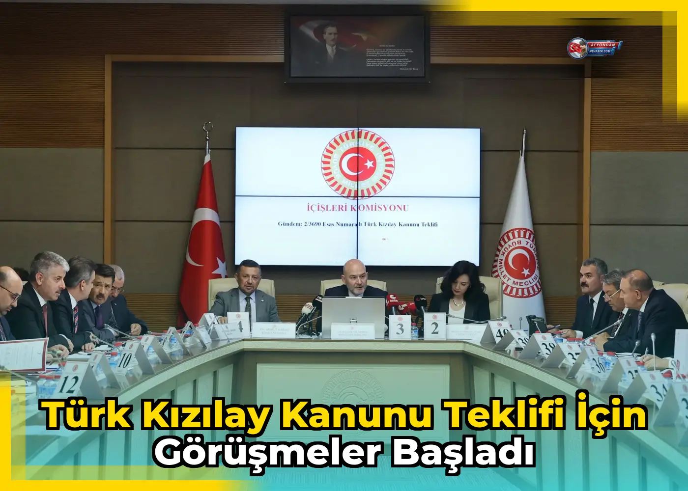 Türk Kızılay Kanunu Teklifi İçin Görüşmeler Başladı