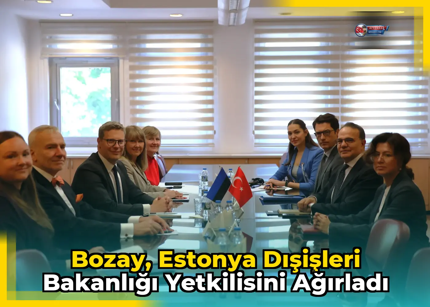 Bozay, Estonya Dışişleri Bakanlığı Yetkilisini Ağırladı