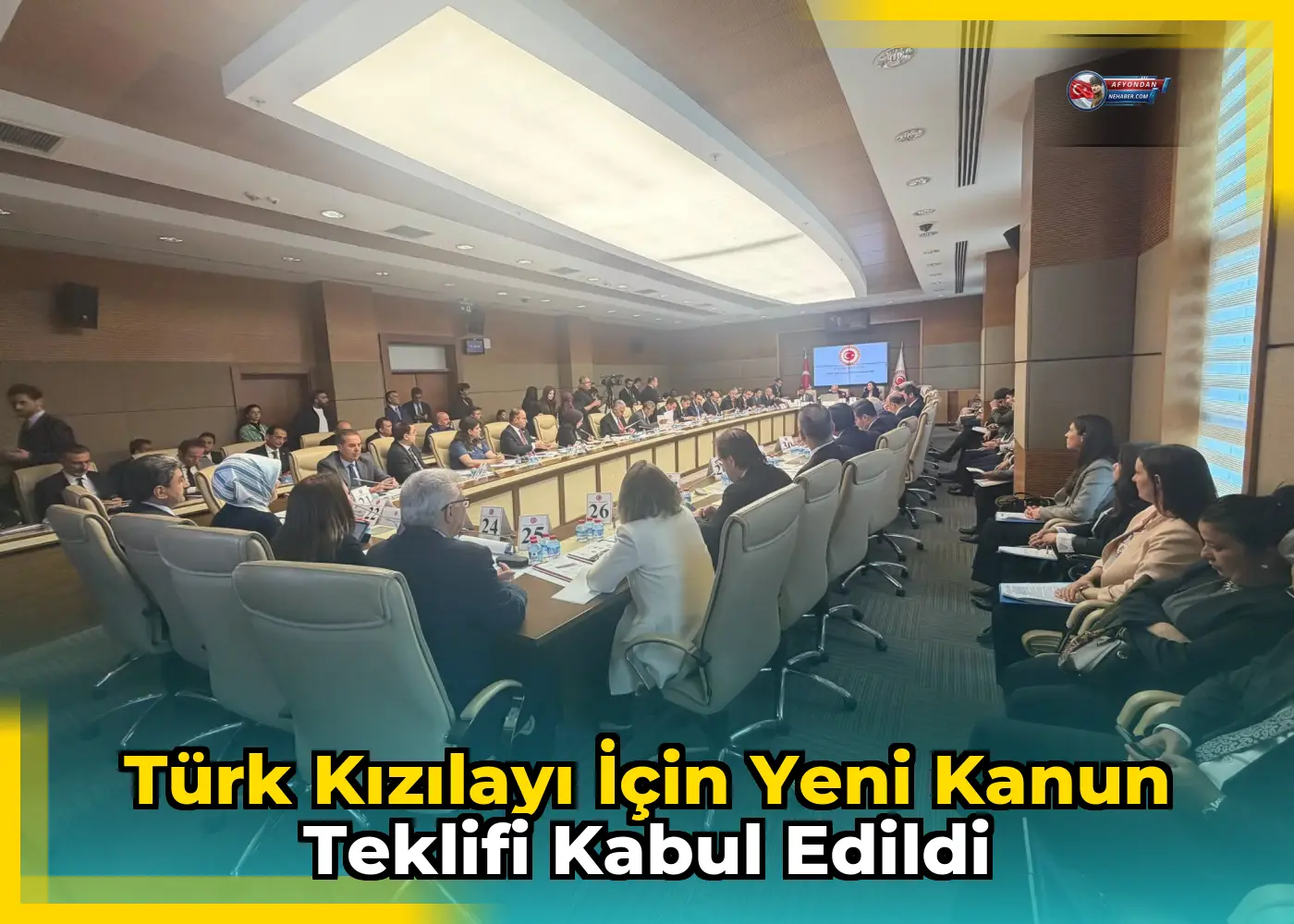 Türk Kızılayı için yeni kanun teklifi kabul edildi