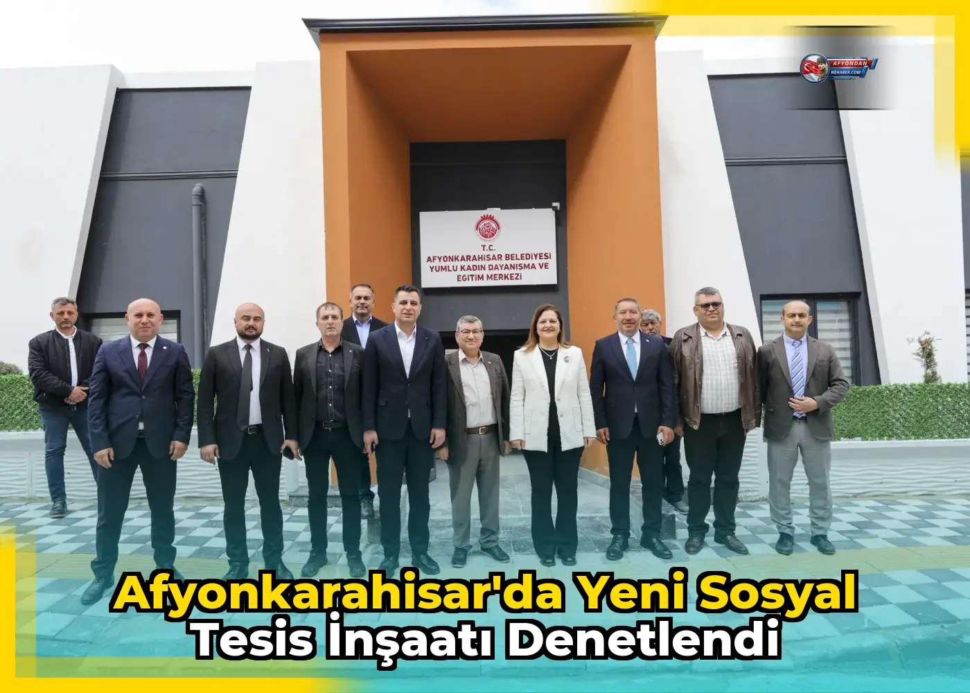 Afyonkarahisar'da Yeni Sosyal Tesis İnşaatı Denetlendi