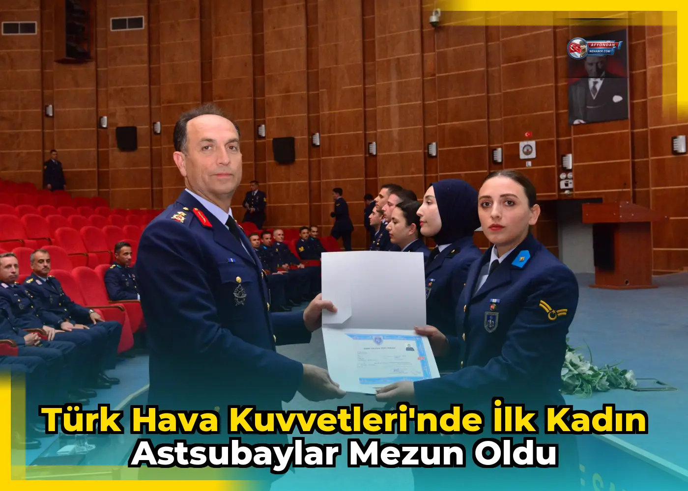 Türk Hava Kuvvetleri'nde ilk kadın astsubaylar mezun oldu