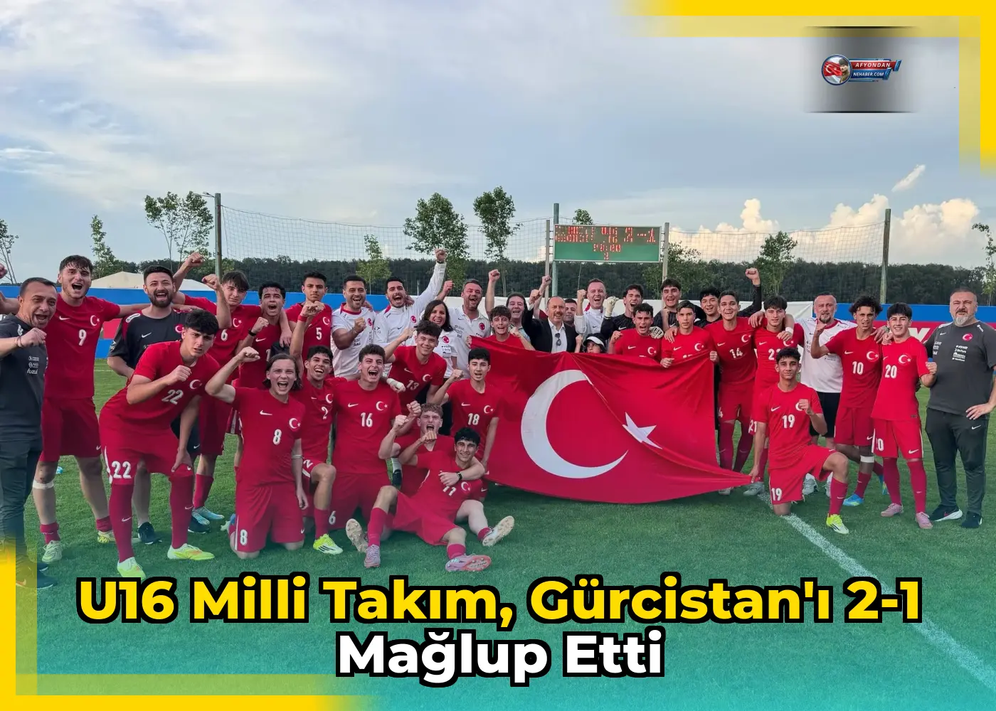 U16 Milli Takım, Gürcistan'ı 2-1 mağlup etti