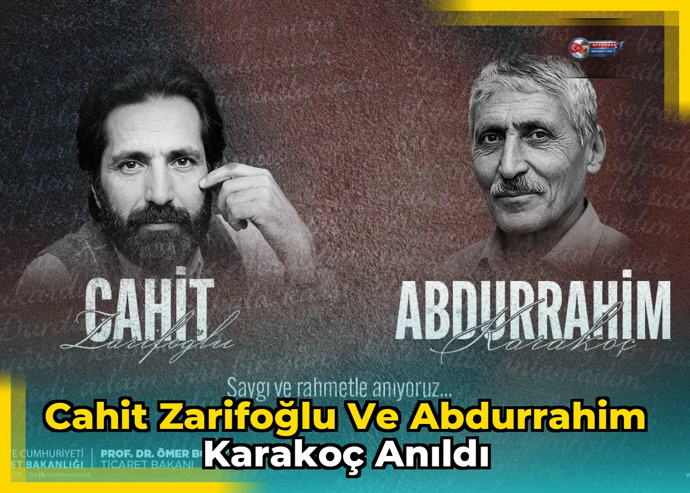 Cahit Zarifoğlu ve Abdurrahim Karakoç anıldı