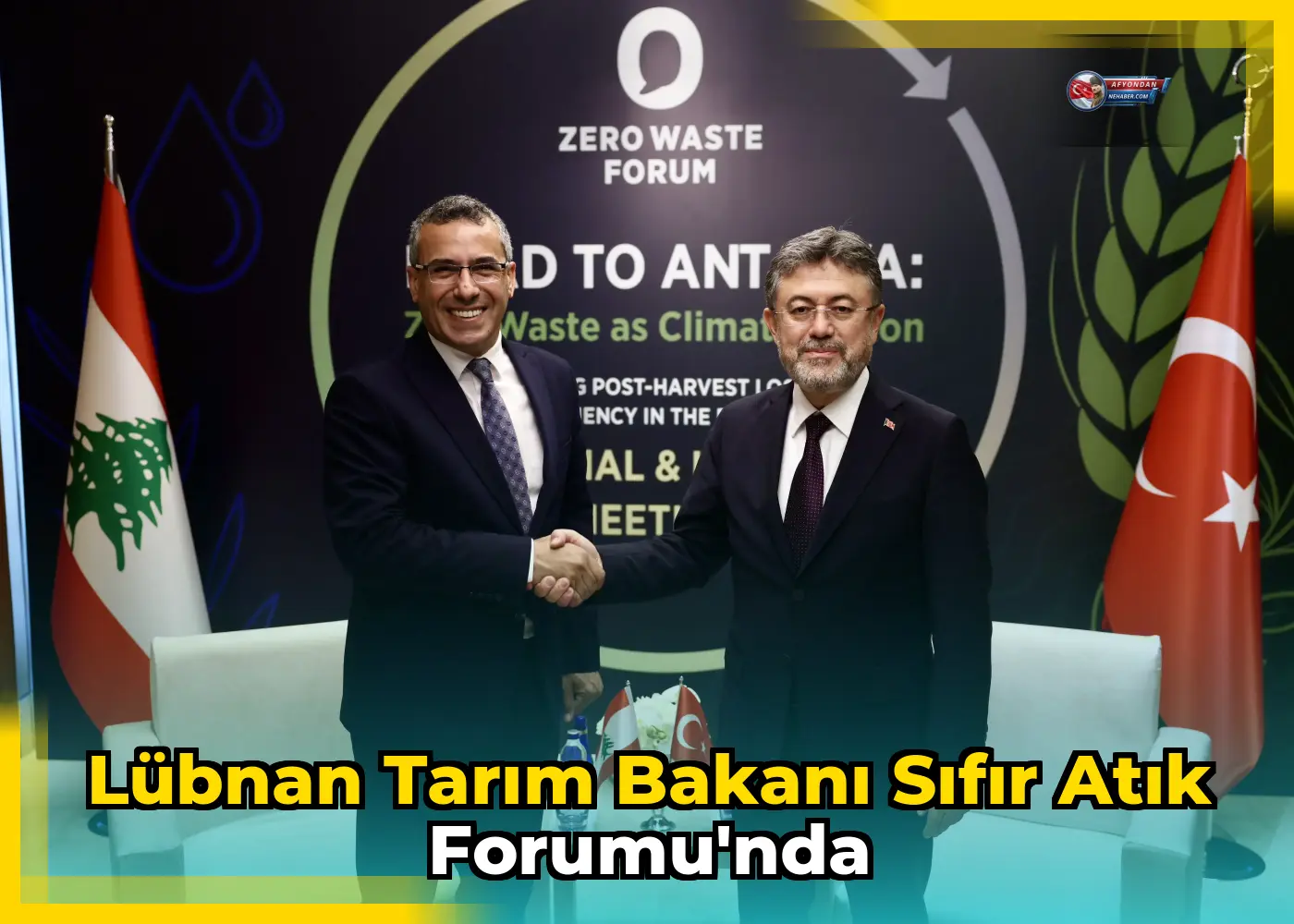 Lübnan Tarım Bakanı Sıfır Atık Forumu'nda