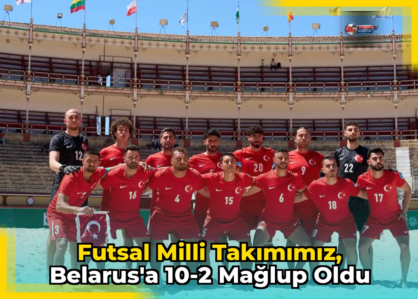 Futsal Milli Takımımız, Belarus'a 10-2 mağlup oldu