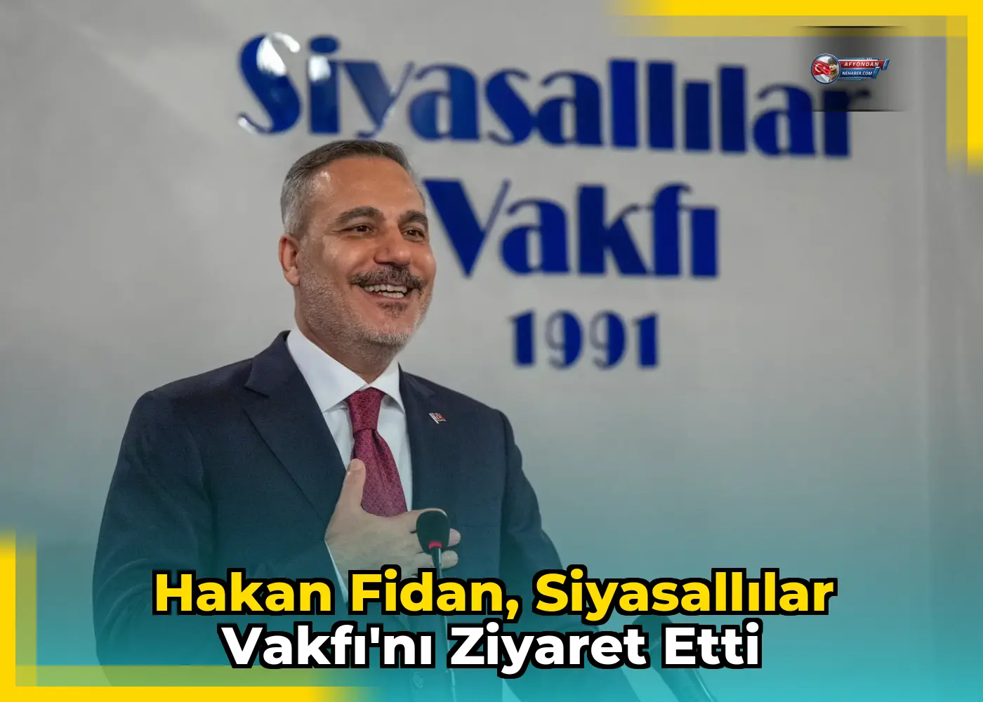 Hakan Fidan, Siyasallılar Vakfı'nı Ziyaret Etti