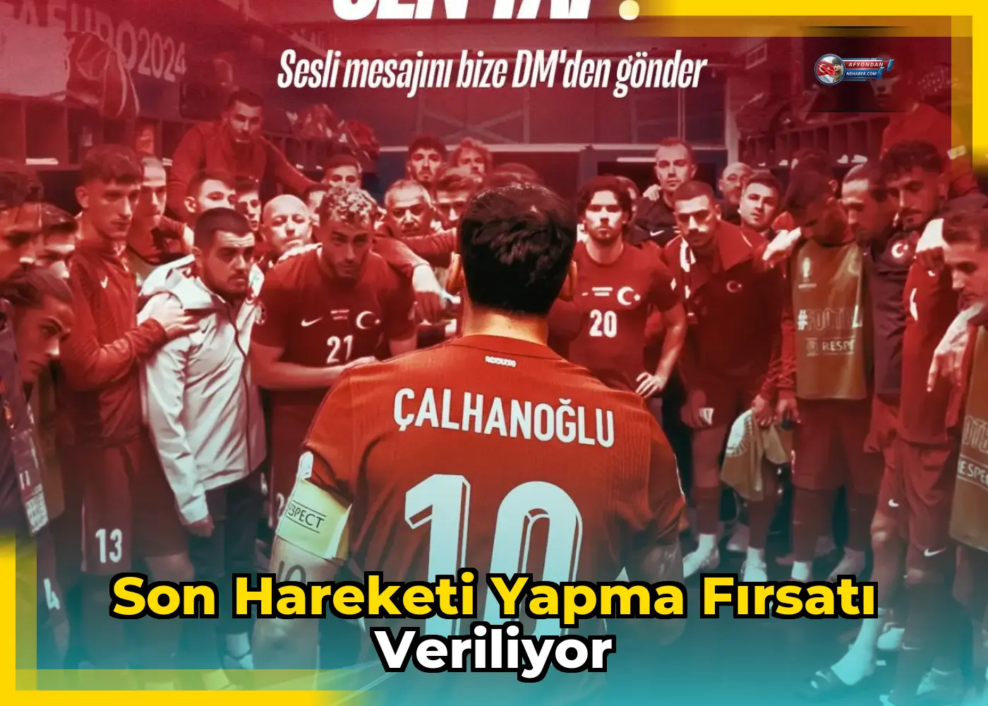 Son hareketi yapma fırsatı veriliyor
