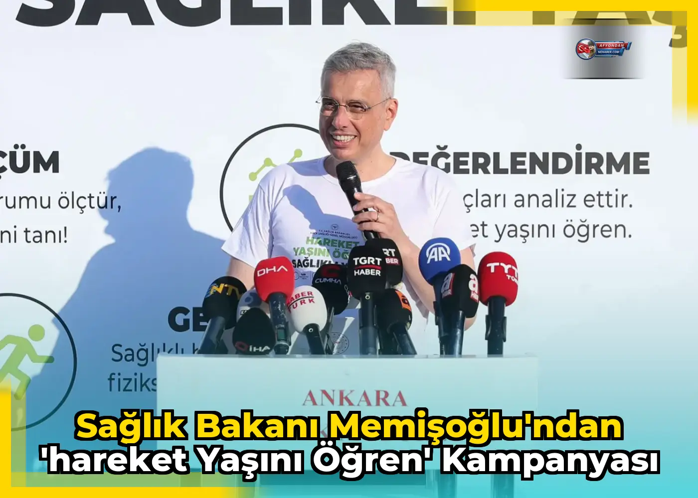 Sağlık Bakanı Memişoğlu'ndan 'Hareket Yaşını Öğren' Kampanyası