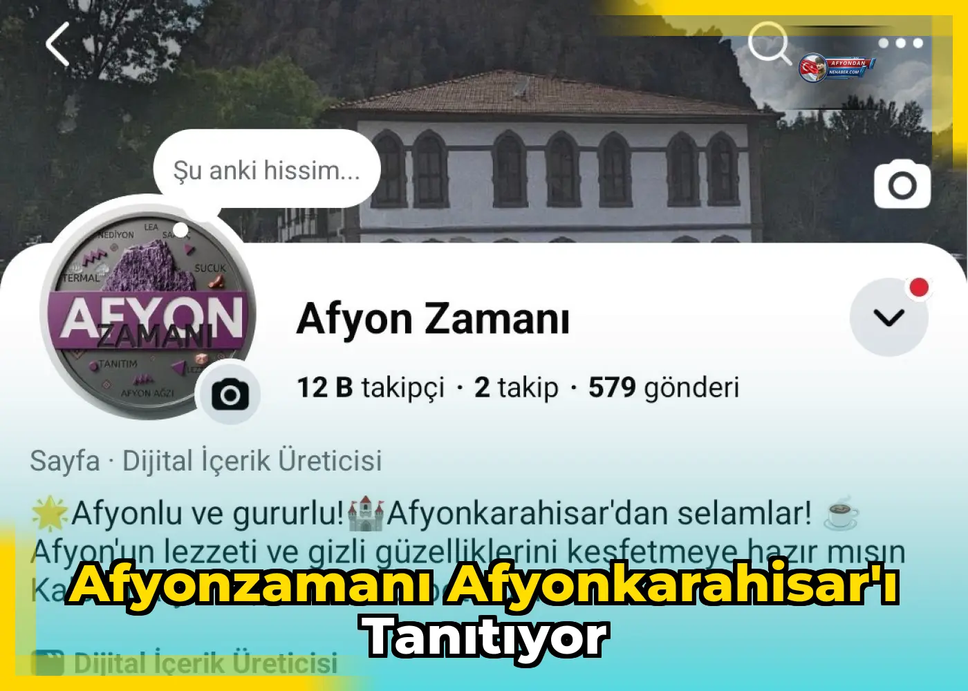 Afyonzamanı Afyonkarahisar'ı Tanıtıyor