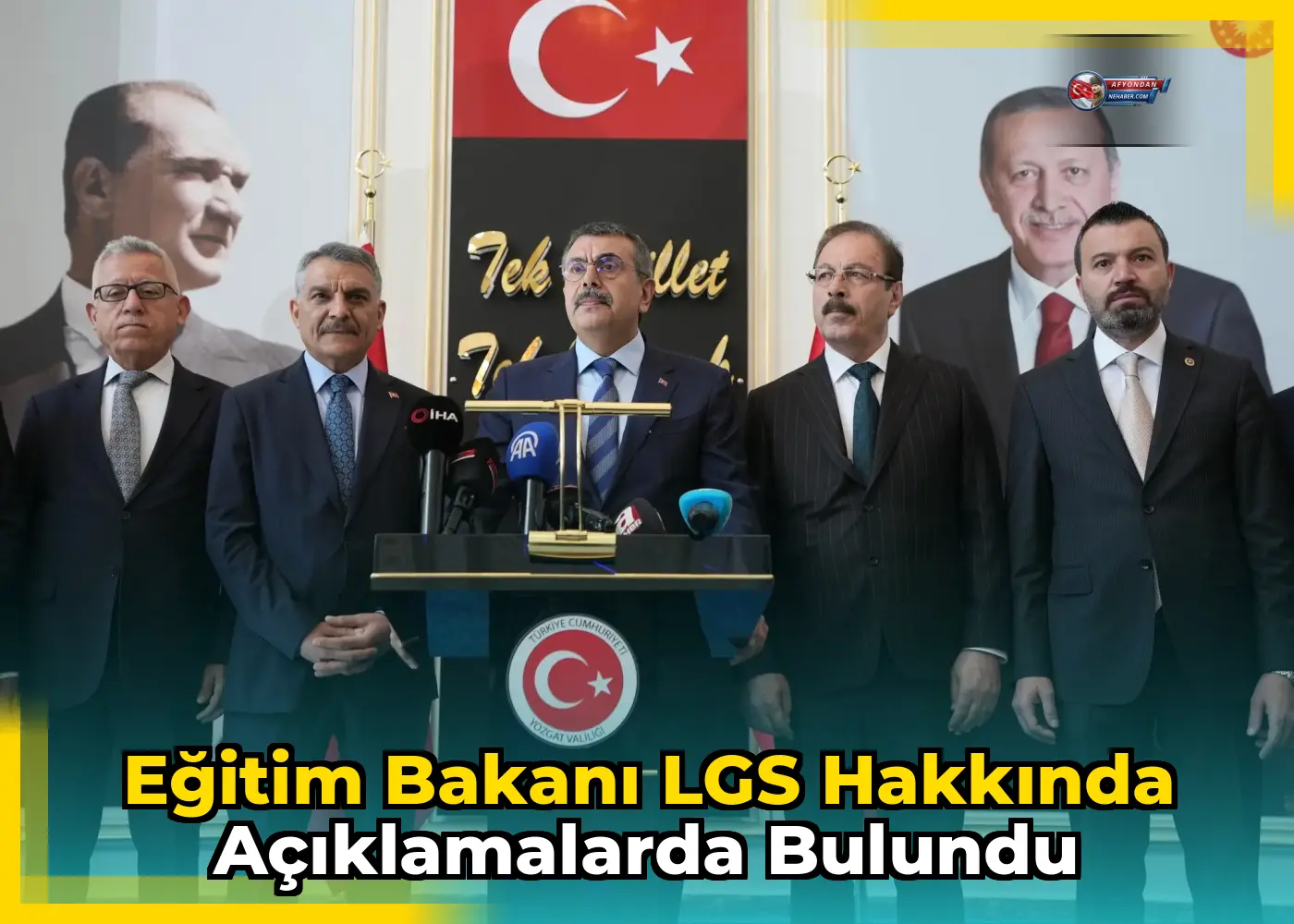 Eğitim Bakanı LGS hakkında açıklamalarda bulundu