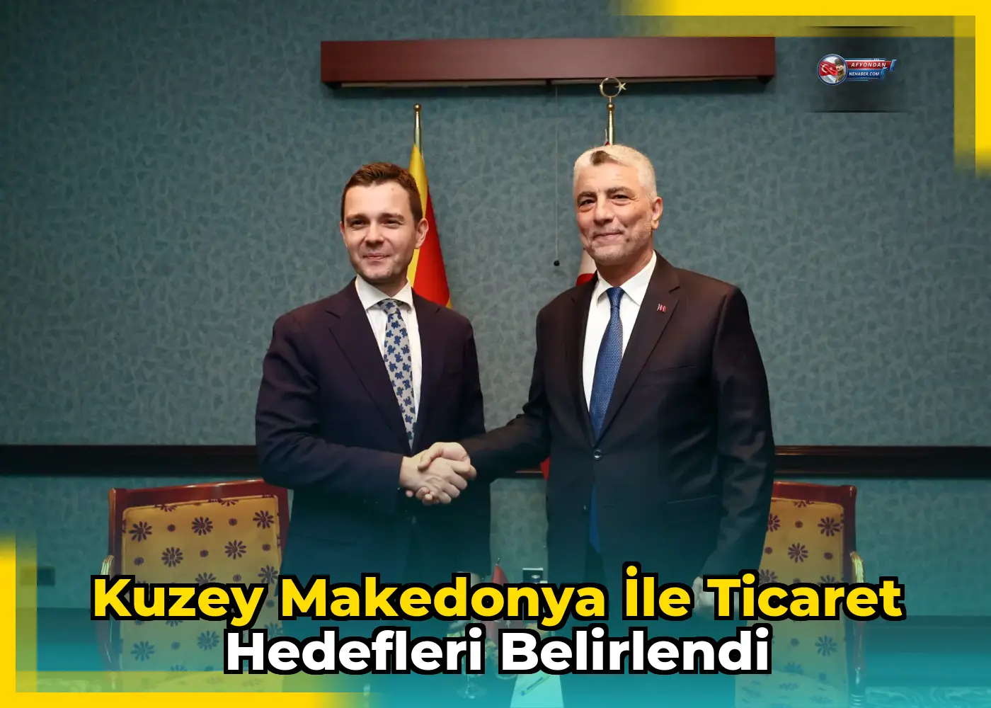 Kuzey Makedonya ile ticaret hedefleri belirlendi