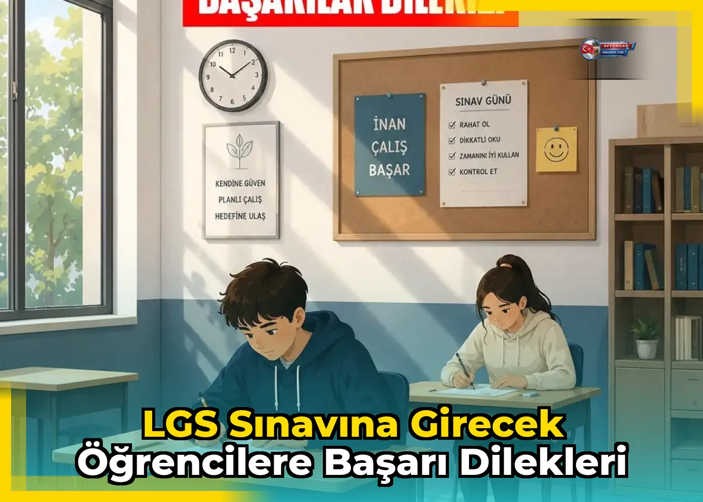 LGS sınavına girecek öğrencilere başarı dilekleri