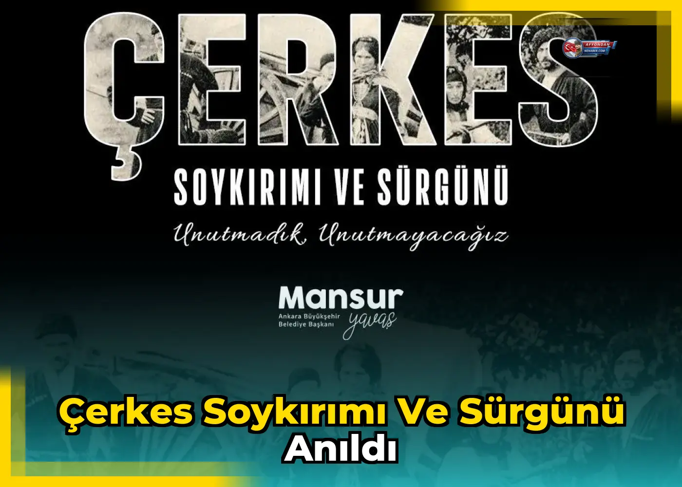 Çerkes Soykırımı ve Sürgünü anıldı