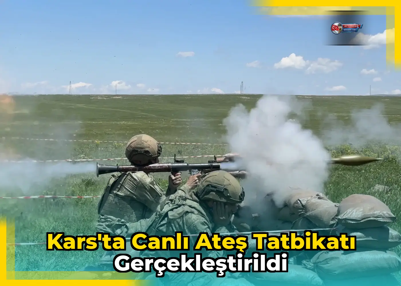 Kars'ta Canlı Ateş Tatbikatı Gerçekleştirildi