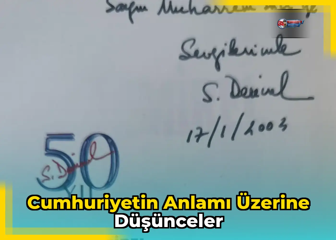 Cumhuriyetin Anlamı Üzerine Düşünceler