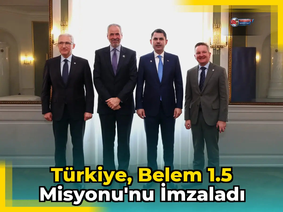 Türkiye, Belem 1.5 Misyonu'nu imzaladı