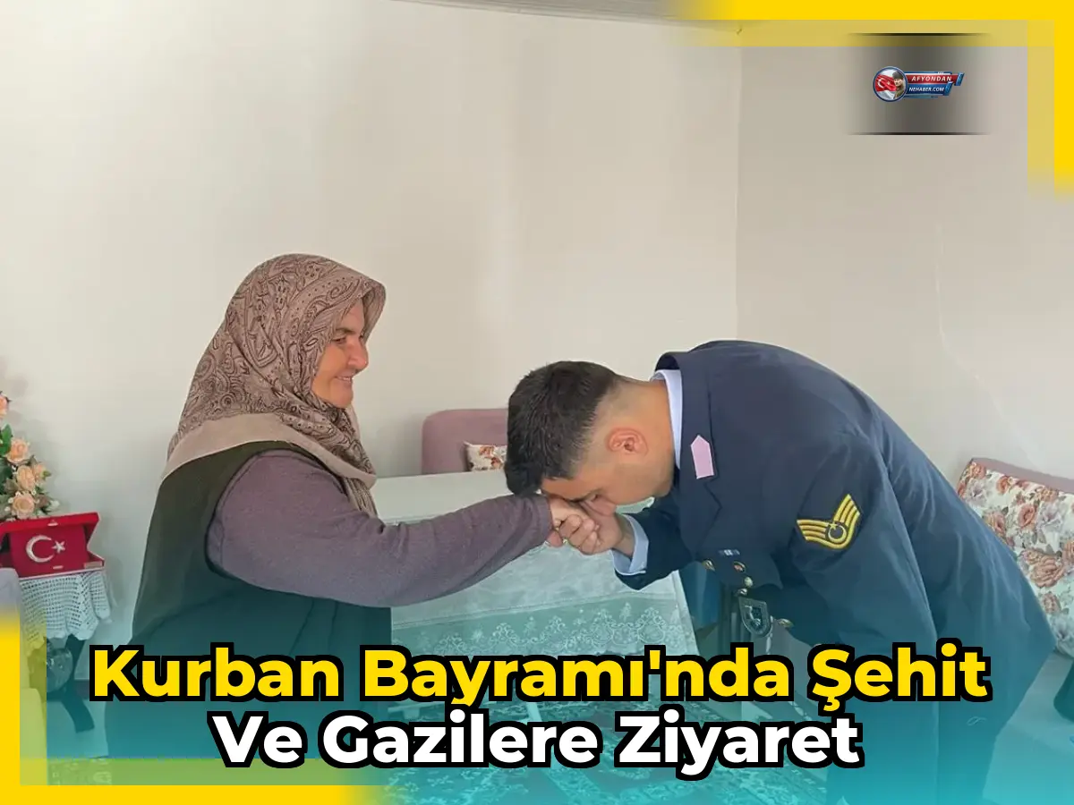 Kurban Bayramı'nda şehit ve gazilere ziyaret