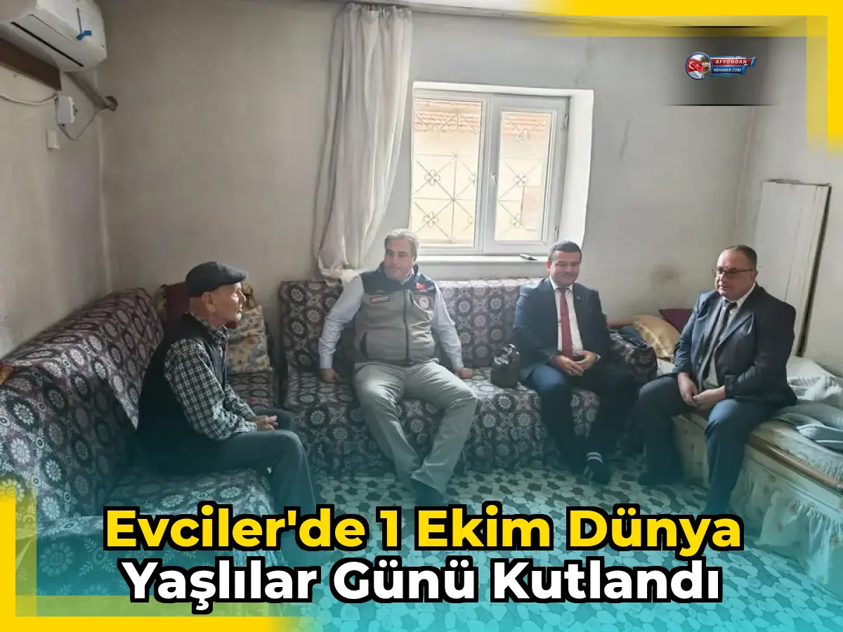 Evciler'de 1 Ekim Dünya Yaşlılar Günü Kutlandı