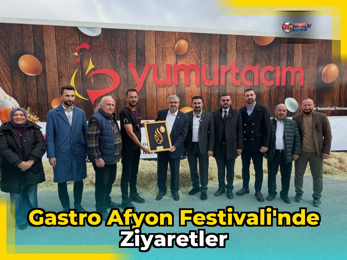Gastro Afyon Festivali'nde Ziyaretler