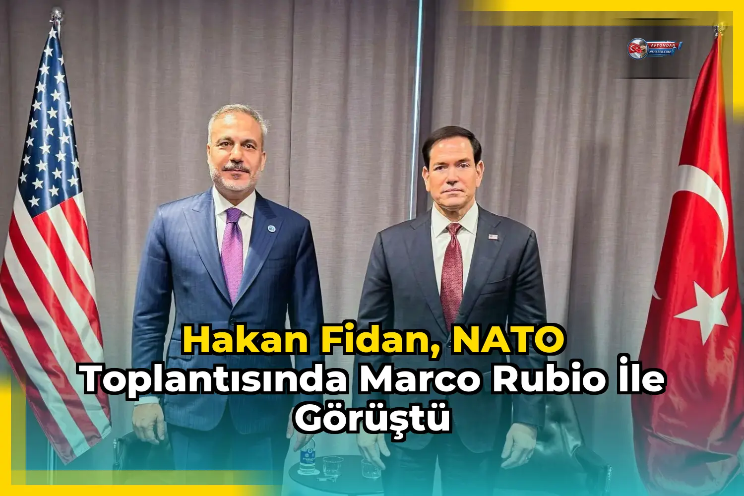 Hakan Fidan, NATO Toplantısında Marco Rubio ile Görüştü