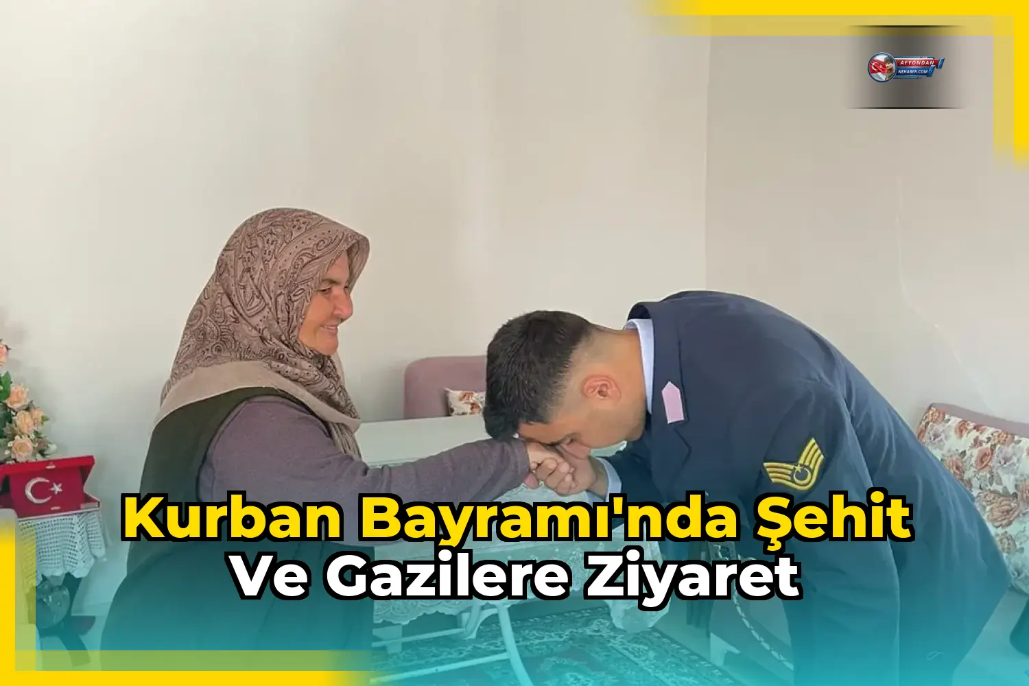 Kurban Bayramı'nda şehit ve gazilere ziyaret