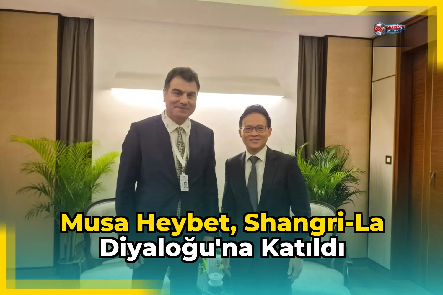 Musa Heybet, Shangri-La Diyaloğu'na Katıldı