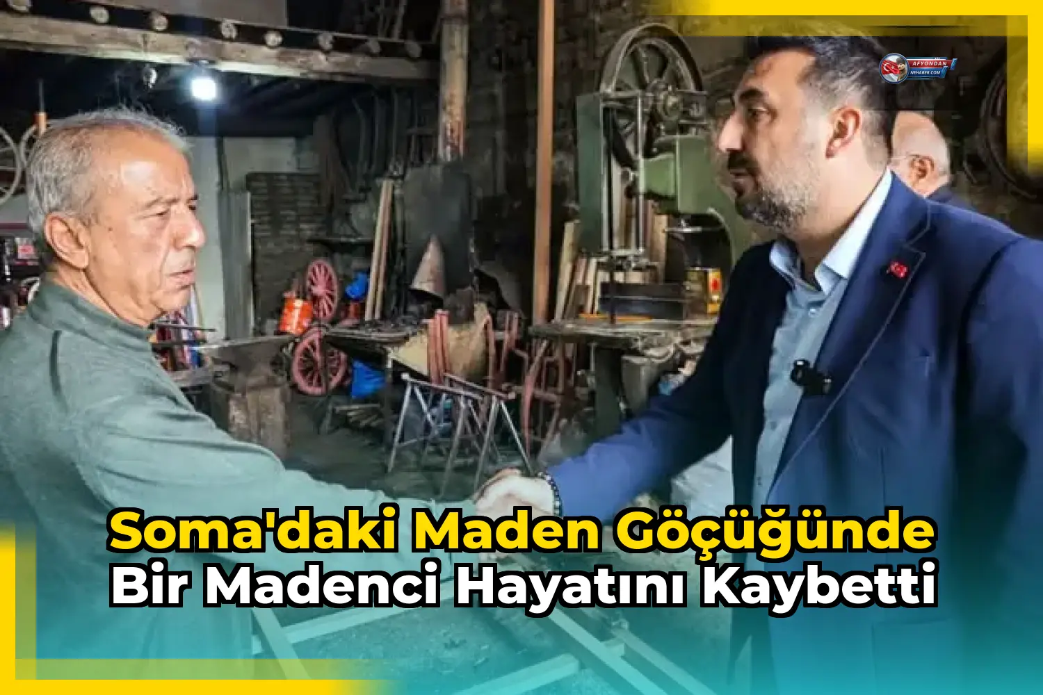 Soma'daki maden göçüğünde bir madenci hayatını kaybetti