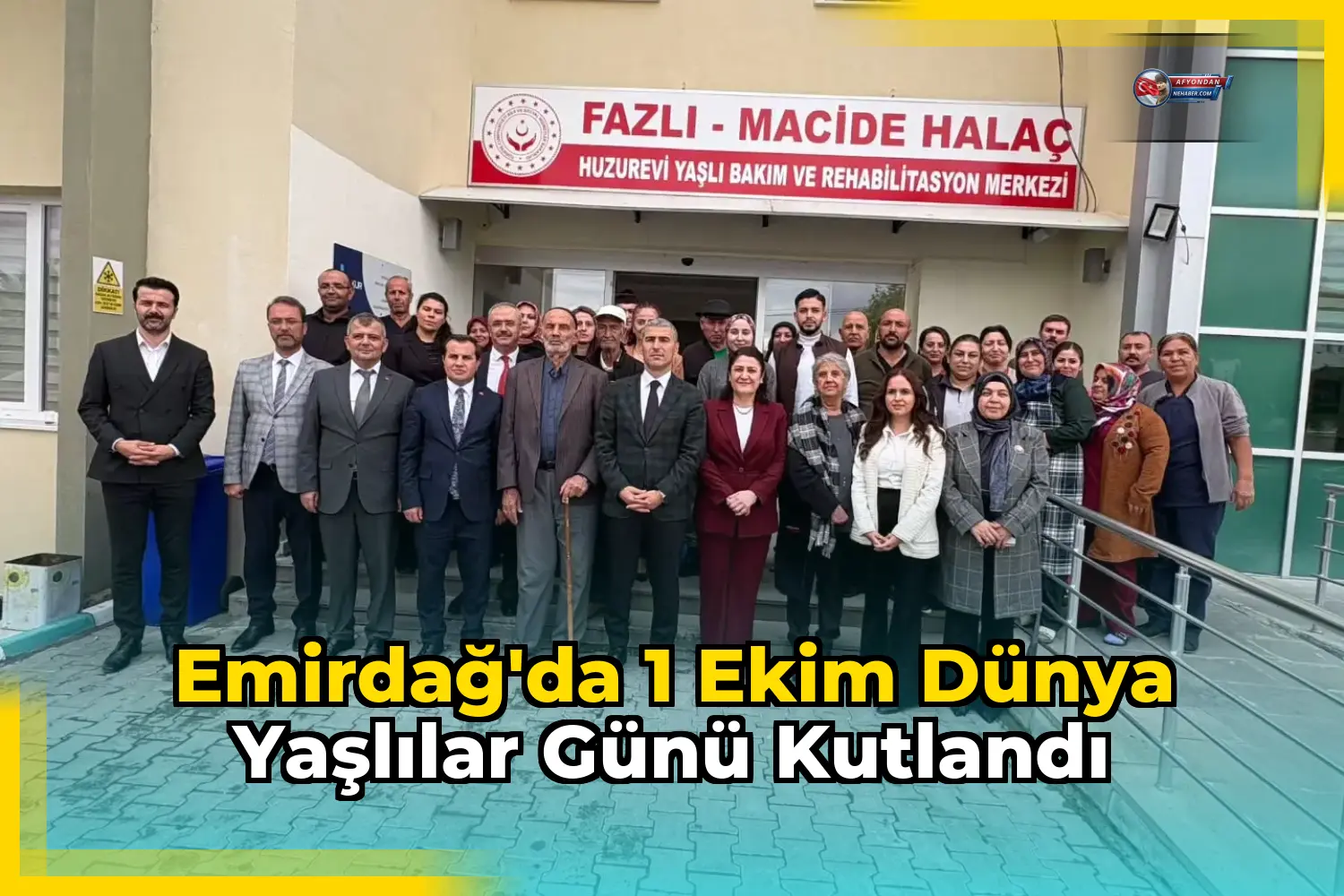 Emirdağ'da 1 Ekim Dünya Yaşlılar Günü Kutlandı