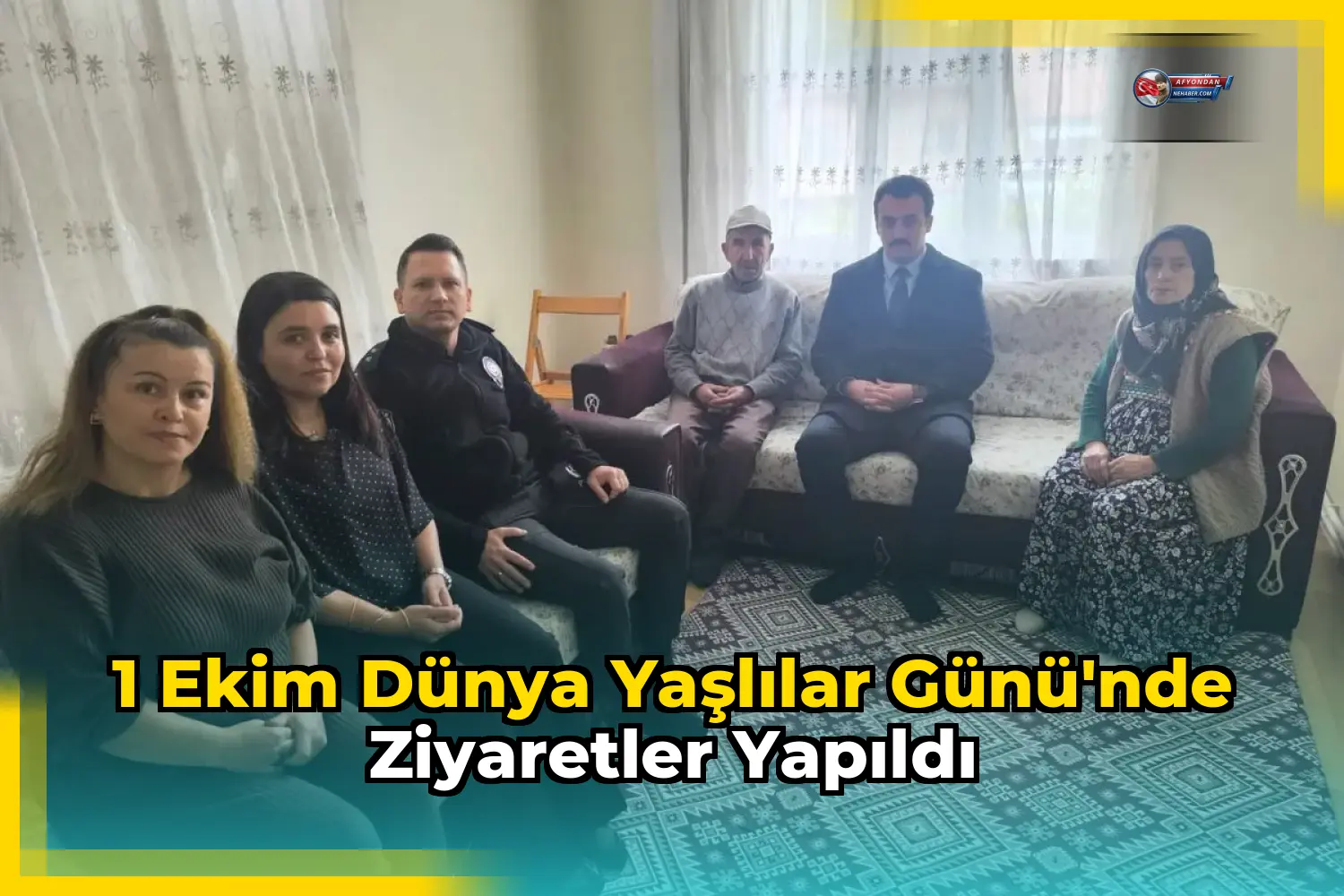 1 Ekim Dünya Yaşlılar Günü'nde ziyaretler yapıldı