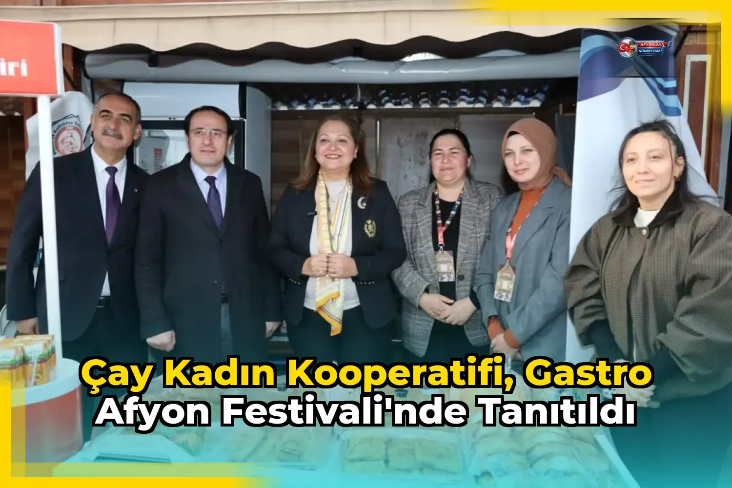 Çay Kadın Kooperatifi, Gastro Afyon Festivali'nde tanıtıldı