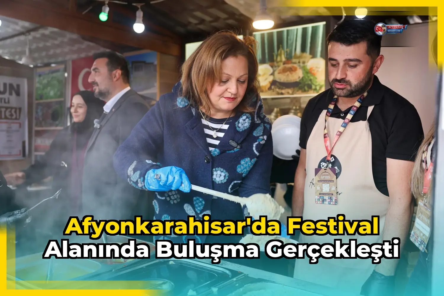 Afyonkarahisar'da festival alanında buluşma gerçekleşti