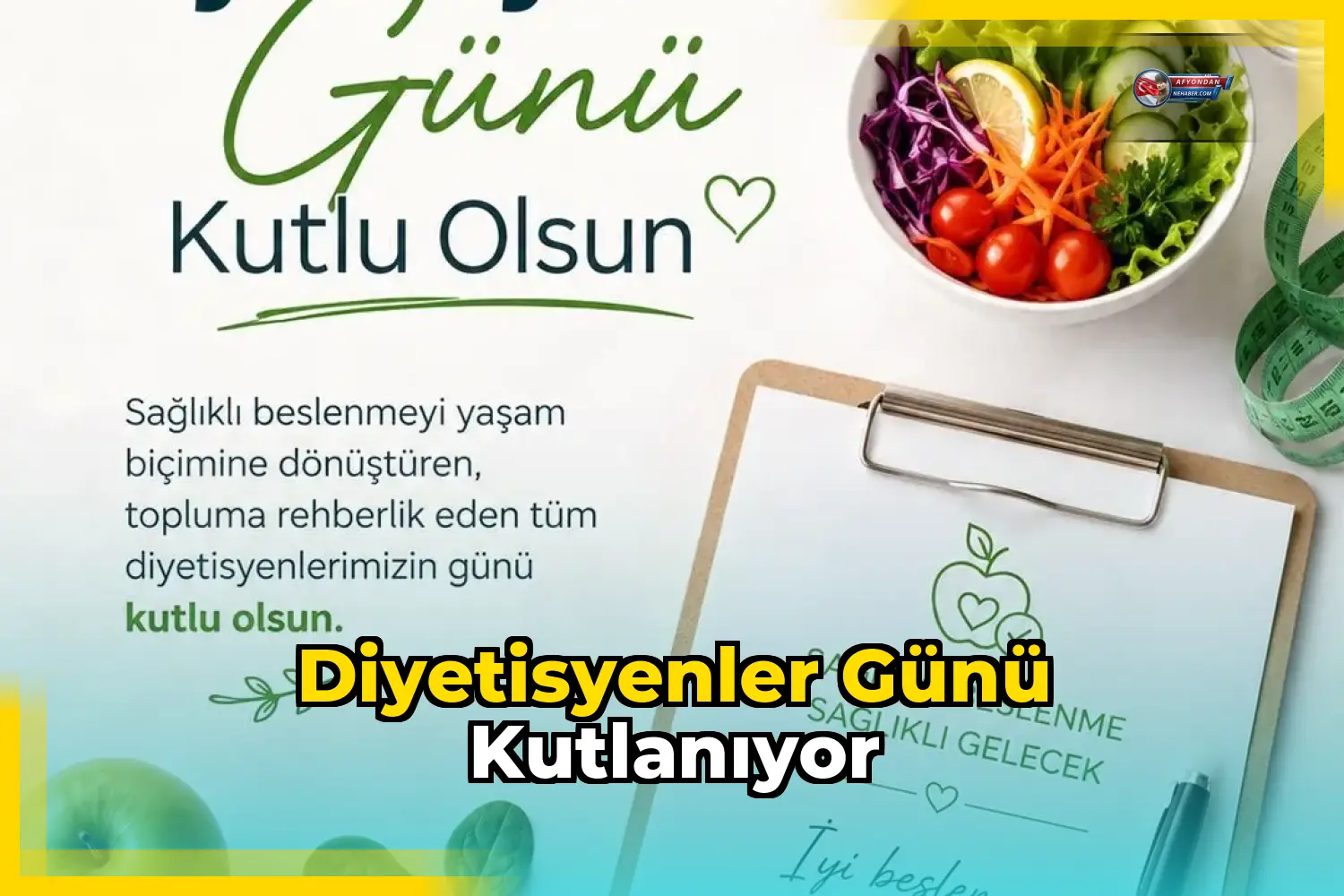 Diyetisyenler Günü kutlanıyor